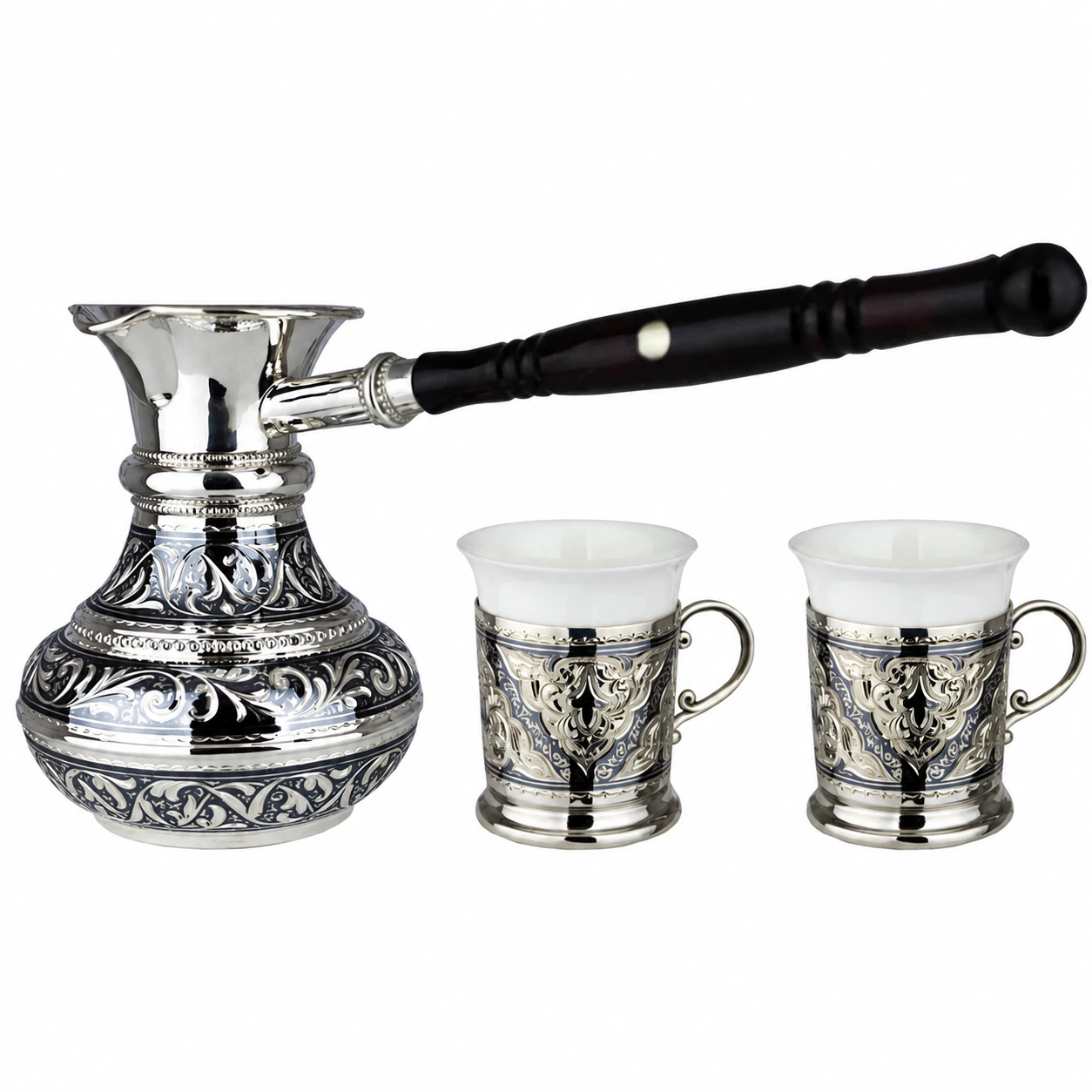 Silver coffee set